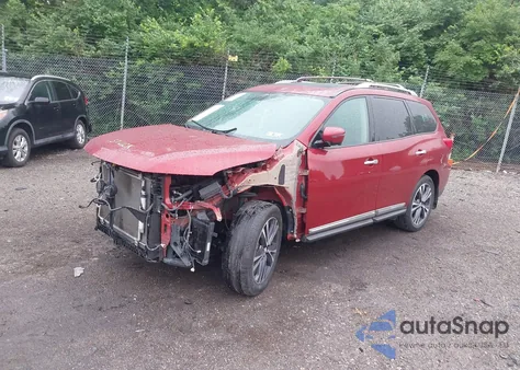 2019 Nissan Pathfinder Platinum from USA, damaged, VIN 5N1DR2MM9KC633612